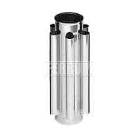 Дымоход-конвектор Ferrum 1,0 м / 0,8 мм d 115 мм